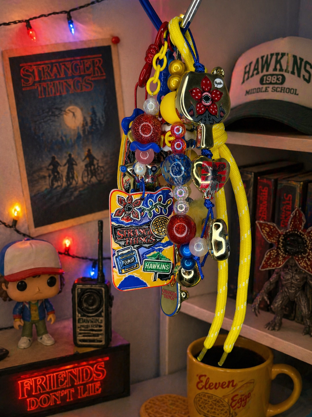 Stranger things bag charm