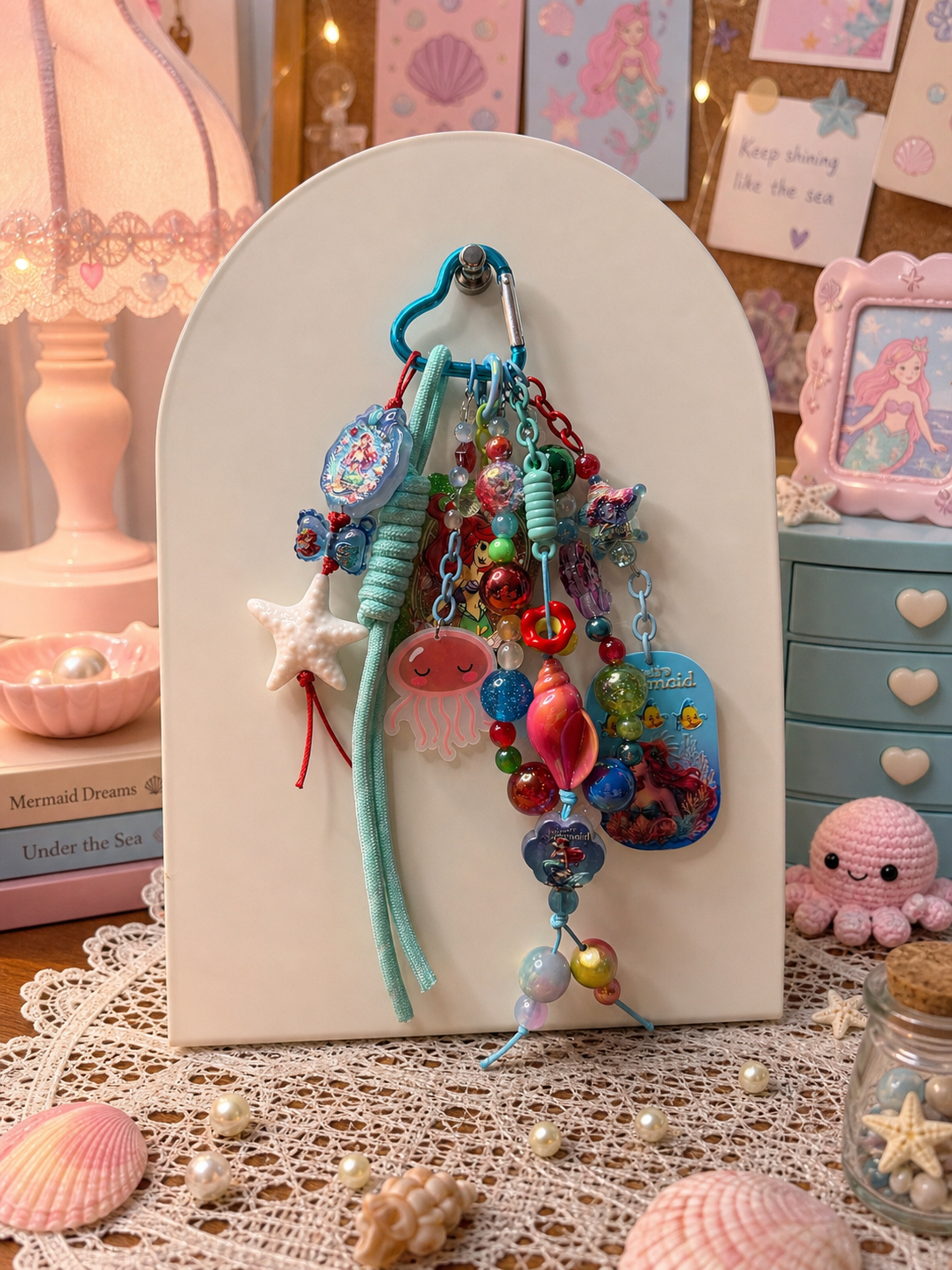 Ariel bag charm