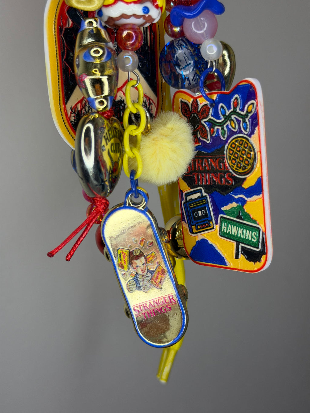 Stranger things bag charm