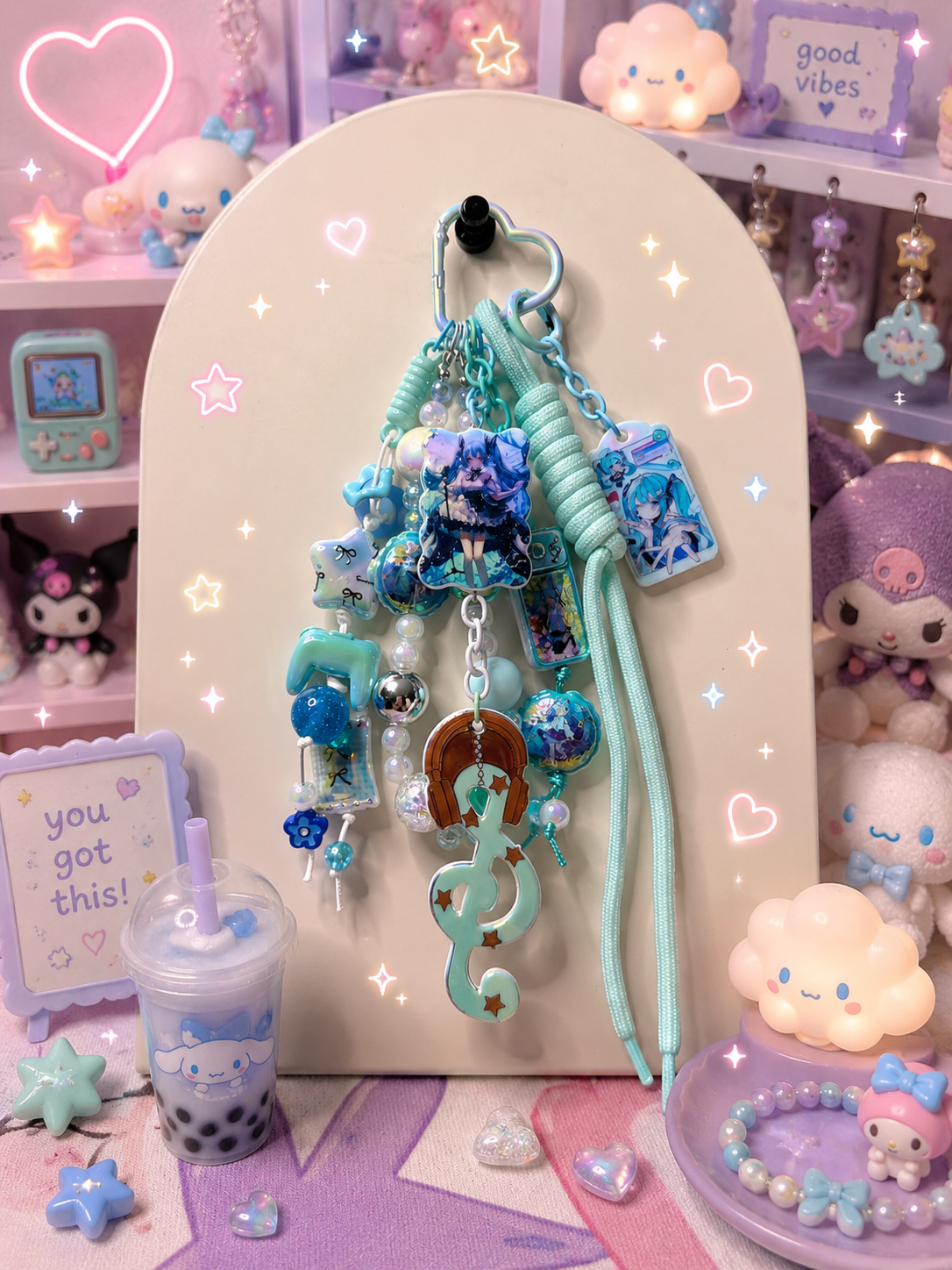 Hatsune Miku bag charm