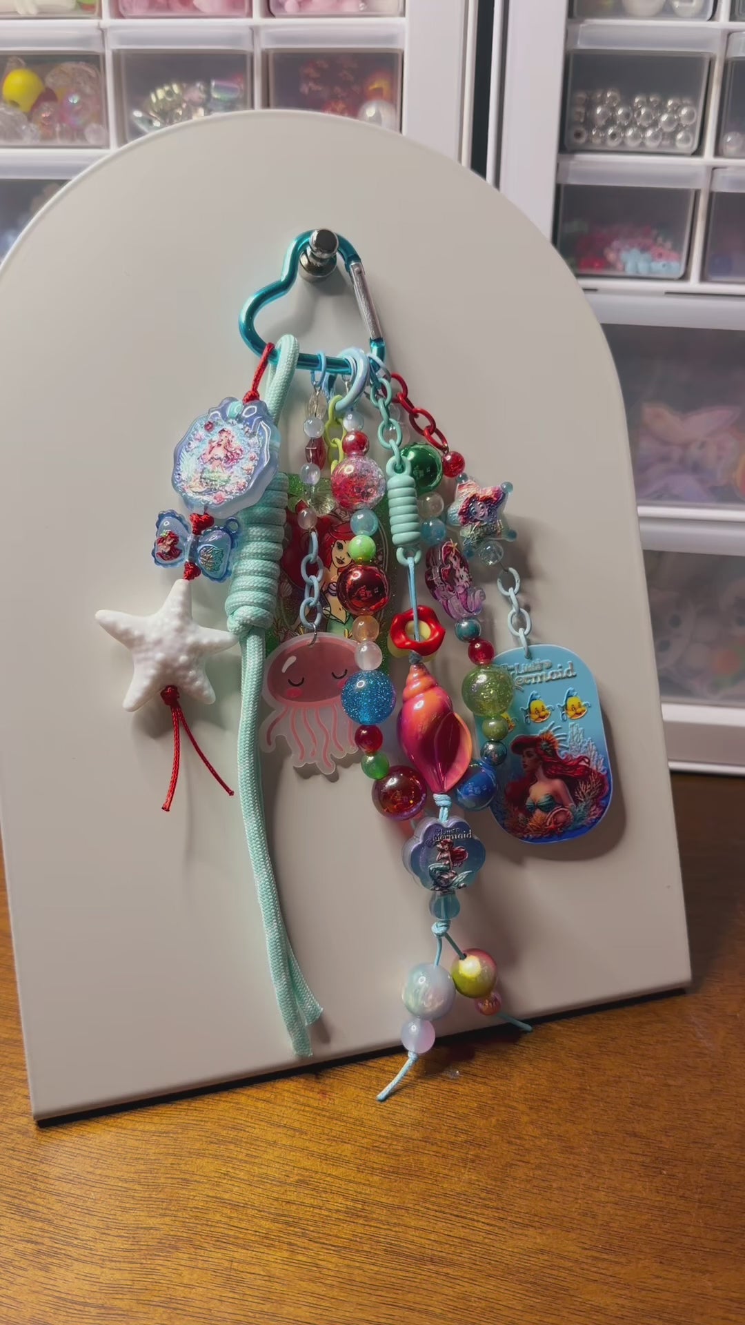 Ariel bag charm